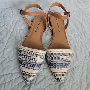 LUCKY BRAND flats buckle strap size 8.5